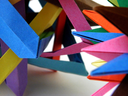 origami ow lang wireframe planar polyhedron polyhedra modularorigami closeview robertjlang polypolyhedra owsunit edgeunit simplepaper