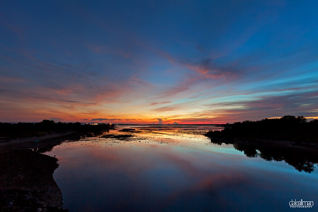 Reflecting Sunset of Bali