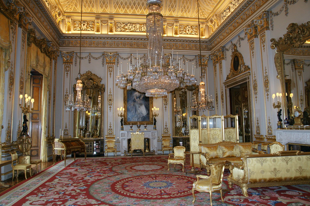 Buckingham Palace The White Drawing Room The British