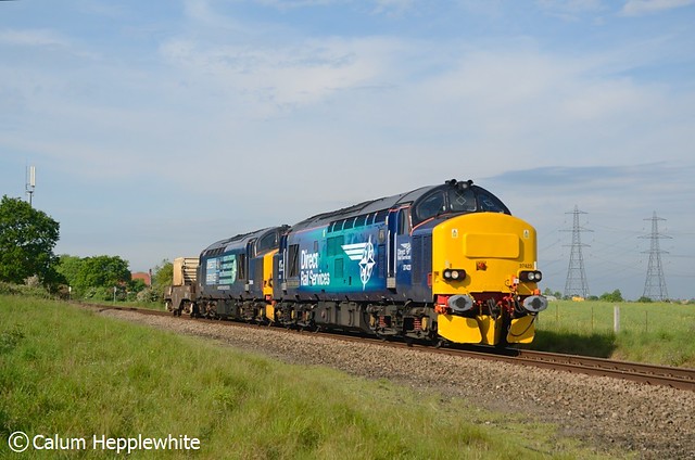 37423 and 37608 - Wickham Market - 20th May 2014
