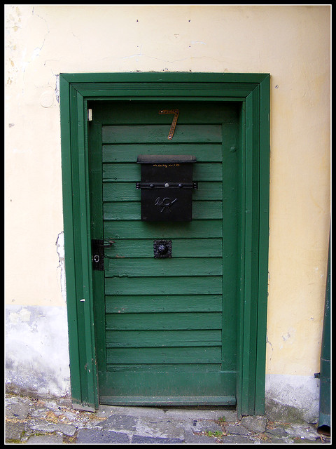 Door on Rab Ráby square, Szentendre