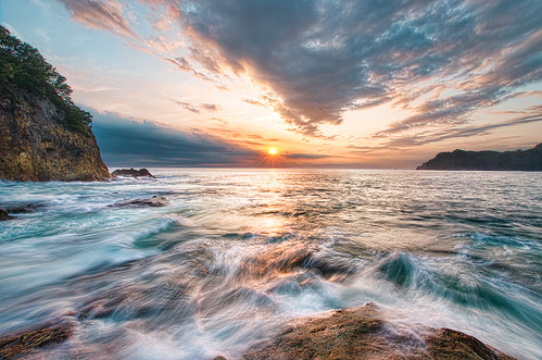 longexposure blue light sunset sea orange sun seascape green nature rock japan landscape nikon magic tide scenic wave explore shore 夕陽 海岸 海 空 izu 006 earlysummer 波 410 伊豆 ndfilter 初夏 西伊豆 nishiizu sigma1020 磯 宇久須 onsalegettyimages