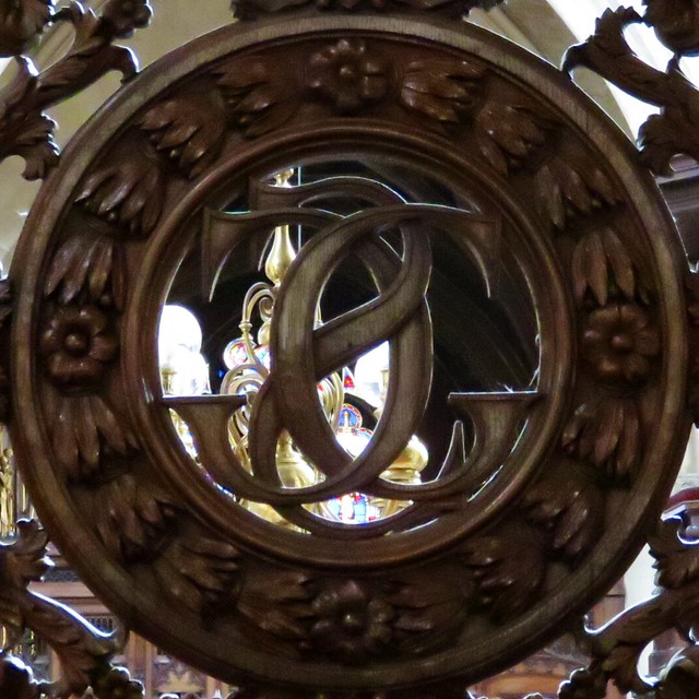 Wooden ornament at Saint-Germain l'Auxerrois church