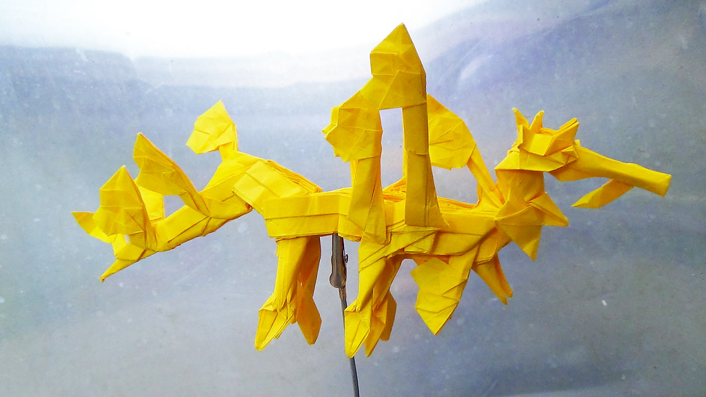 Leafy Sea Dragon Designed by Kakami Hitoshi and folded by … Flickr
