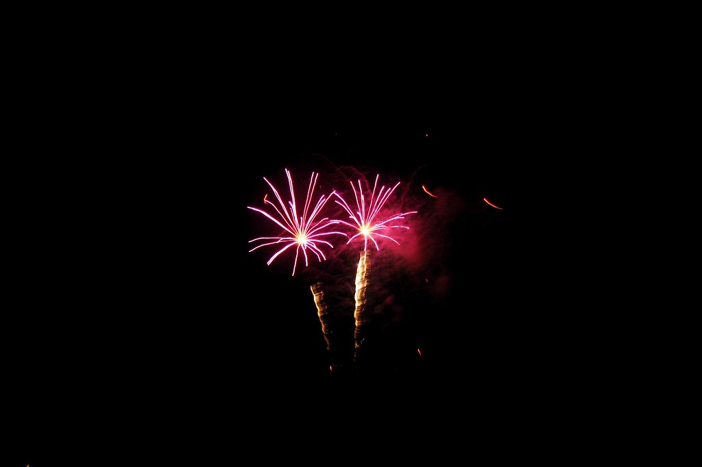 Hungington Beach Fireworks.