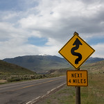 Windy road to Montana