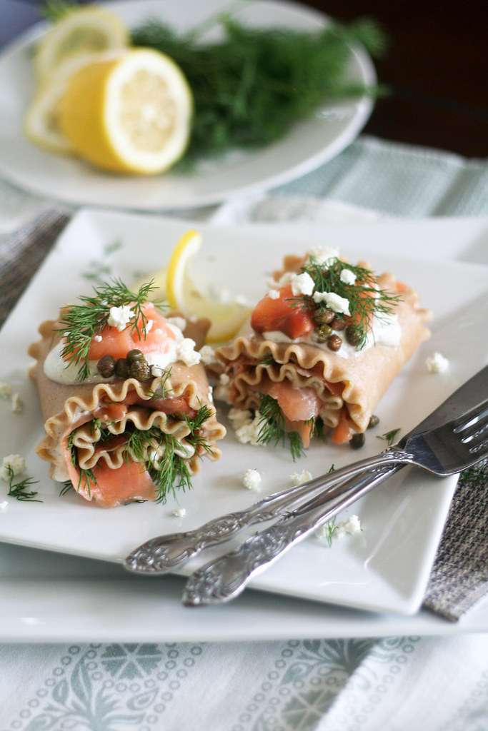 Smoked Salmon Lasagna Rolls-5 | Tired of the same old classi… | Flickr