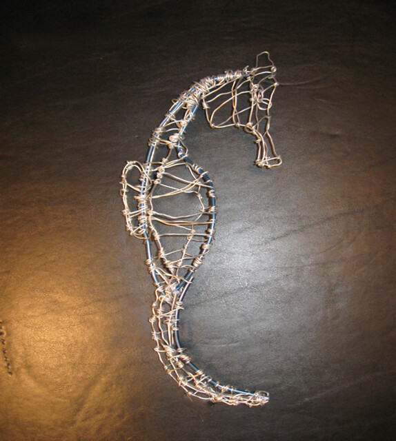 9_baker_seahorse, Sculpting Wire 15x5x6 Spring 2011