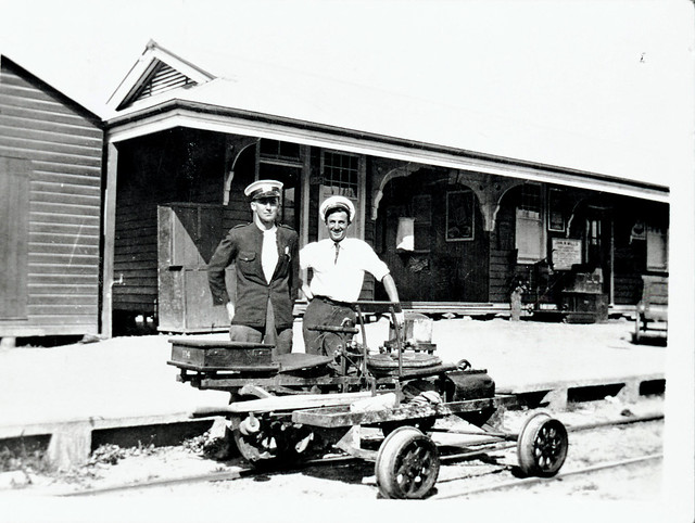 Queensland railway stretcher trolley, c1957