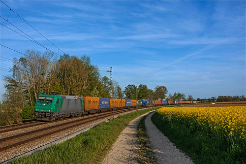 br185 bahn bombardier treni trains traxx railway railroad cargo mau ferrovia freighttrain germania germany guterzuge nikond7100 bayern alphatrains