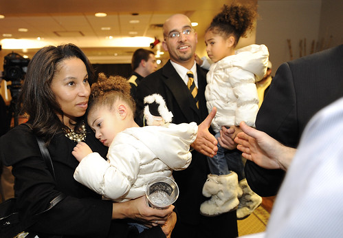 James Franklin and family