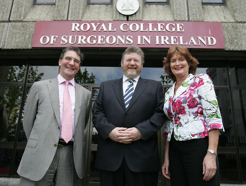 Mr Paul Moriarty, Dr James Reilly (TD) and Ms Patricia Logan