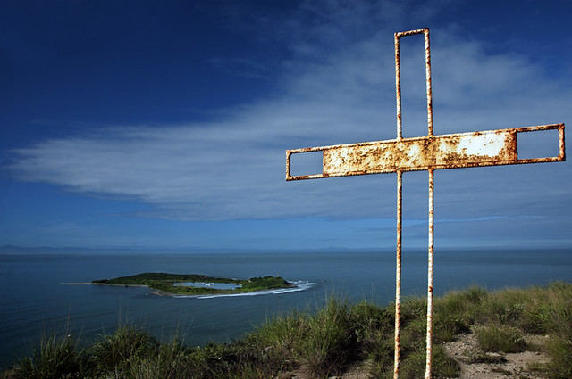 Isla Cabra, desde el Morro de Monte Cristi