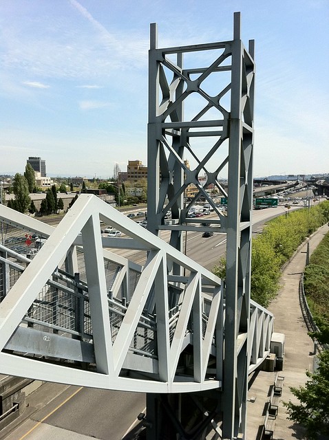 Stairs from the Morrison Bridge