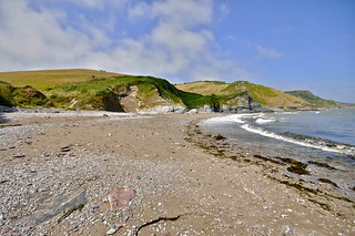 Scabbacombe beach, Devon People removed