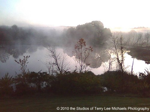 Fall Morning City Pond 3009
