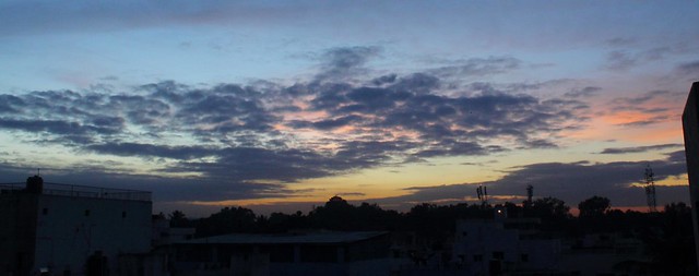 sunset at bangalore