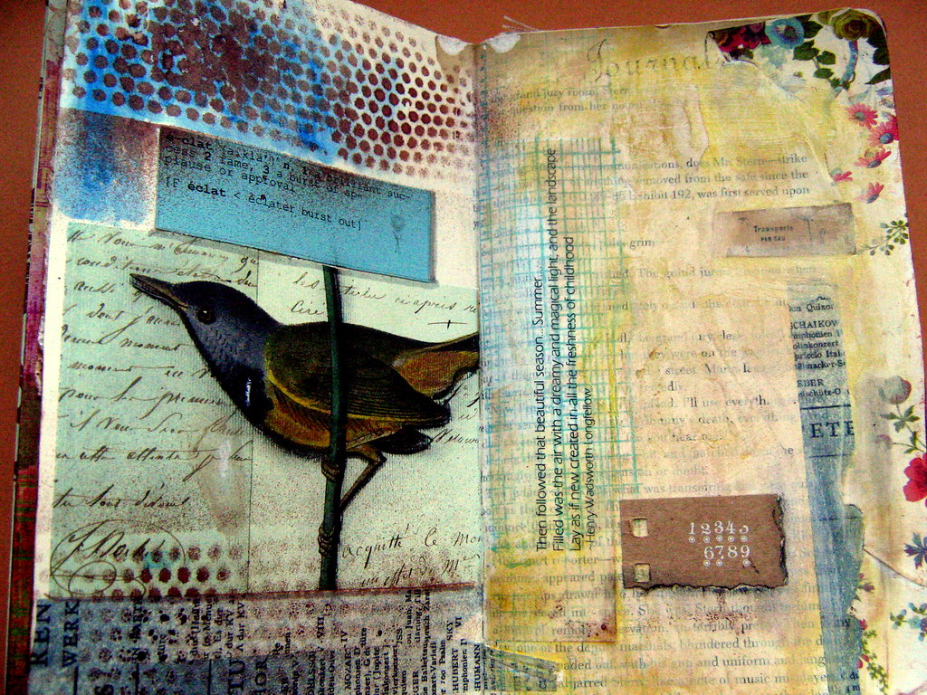 More journalling | my favorite journal spread | Cathy Bluteau | Flickr