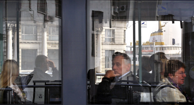 tram window, istanbul