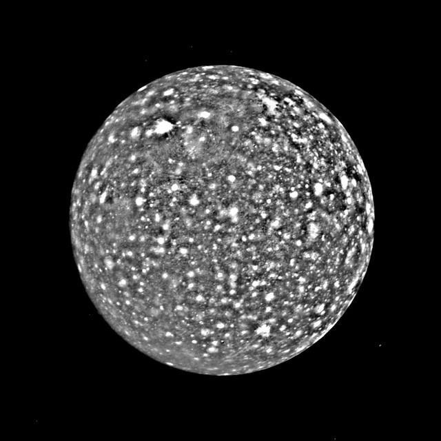 Voyager 1 View of Callisto