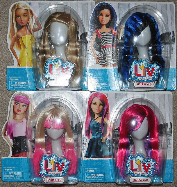 Liv Doll Wigs, Just for reference, 4 of the new wigs in pac…, ☆dms_a_jem☆