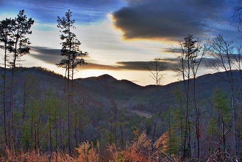 sunset mountains hdr blueridge northgeorgia