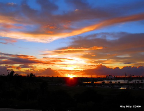 Sunrise by mikepmiller, Ko Olinaocean beach pool swimming hawaii resort hi tiki koolina