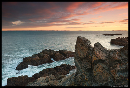 ocean sunset water rock coast massachusetts nikond50 justinsmith nahantma leefilters nikon1735mmf28 singhrayfilters