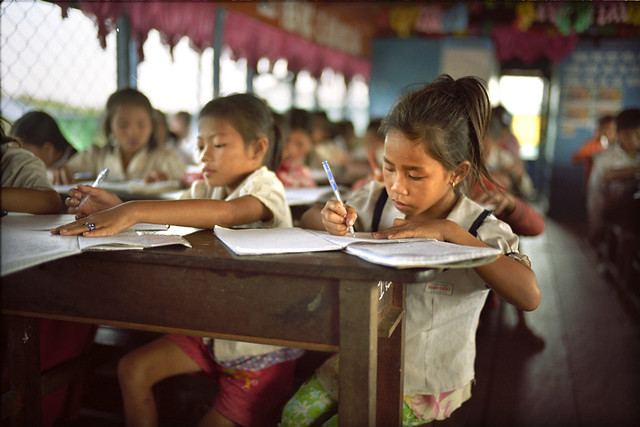 Cambodia #23: - floating school