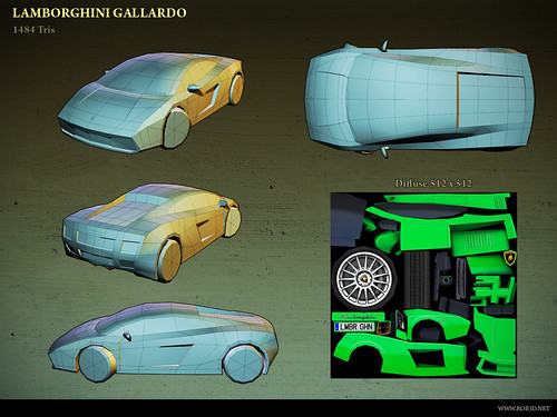 Lamborghini Gallardo - wire | by robbdiazz