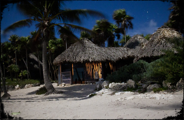 Our Cabana by Moonlight