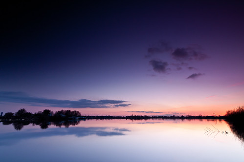 Lake of dawn by BK.DE, sunset reflection water clouds dawn wasser sonnenuntergang wolken dämmerung reflextion dreye wieltse