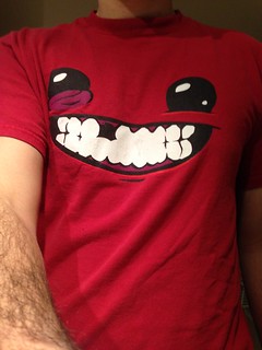 Super Meat Boy | Awesome videogame, awesome shirt. | Threeboy | Flickr