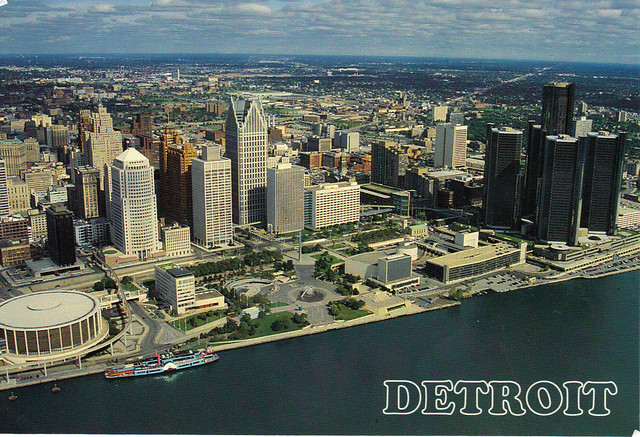 Great American Crossing 1995: Detroit post card