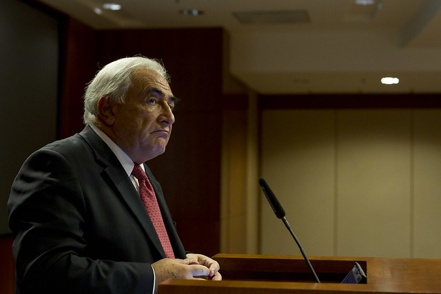 IMF MD Dominique Strauss-Kahn in Singapore