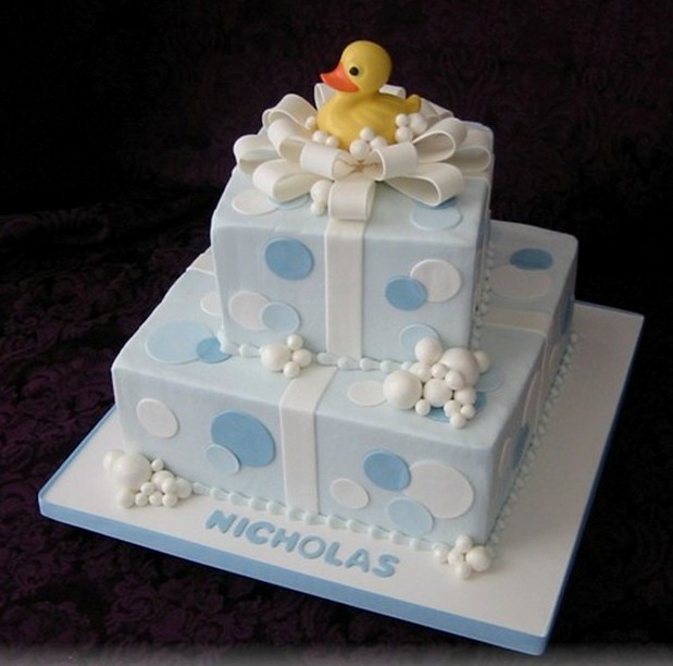 Ducky and bubbles for boy