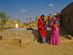 Jaisalmer 102 - Desert Camel Safari - Mud village