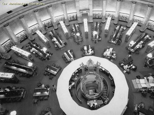 Social Sciences Library (Great Hall), Manchester Central Library, 1960