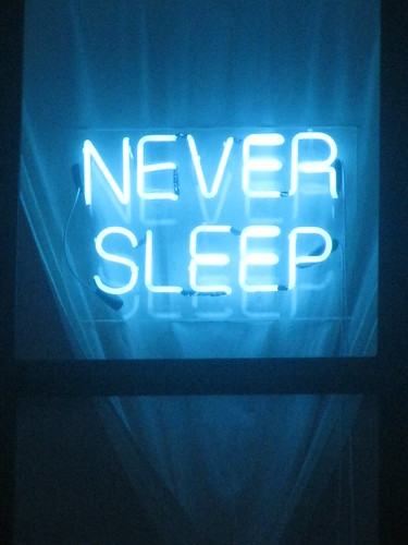 Never Sleep | Neon art on Essex Street. | Eden, Janine and Jim | Flickr