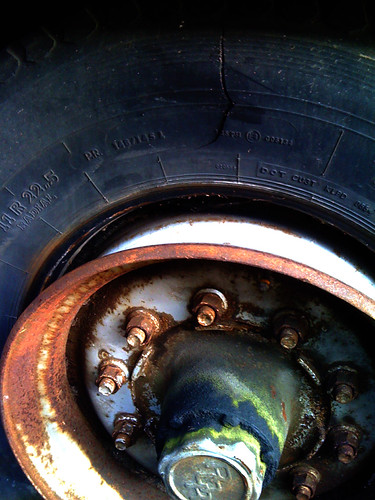 Rusty Trailer Wheel | by Rodney Wetton