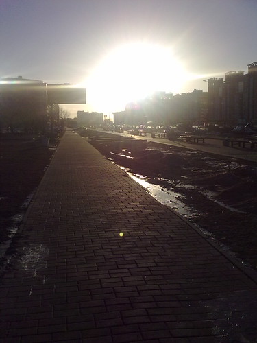 Morning Minsk by viktor davion, Huge pyroblast in Minsk)morning minsk