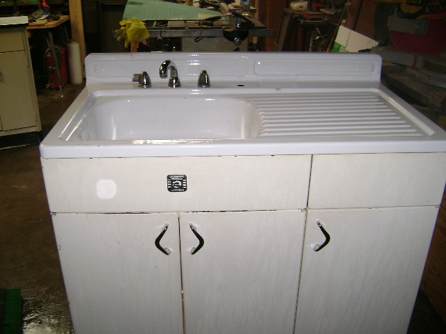 Youngstown Vintage 1950 S Kitchen Sink Top Metal Base Cabi