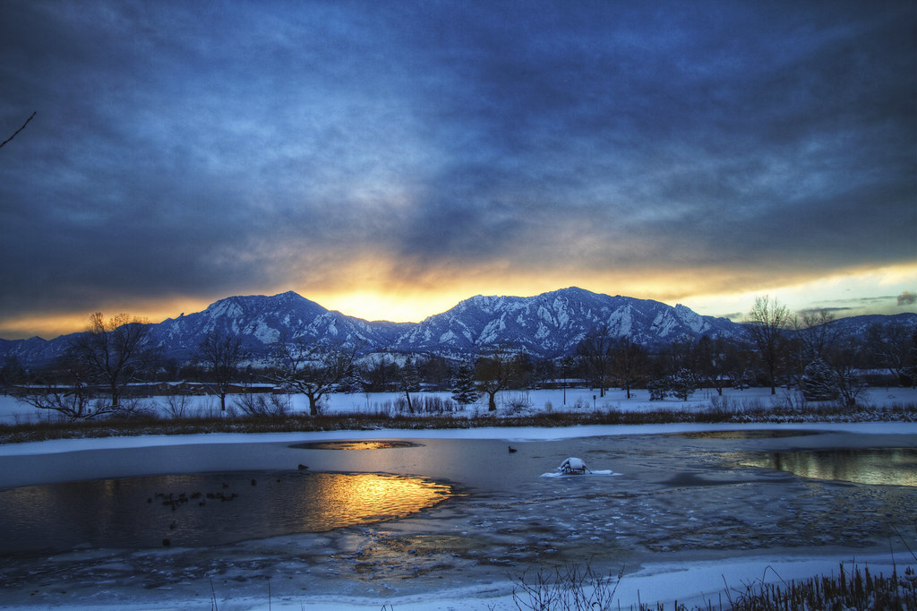 Frosted Flatirons