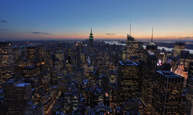 Manhattan Sunset Hi Res HDR