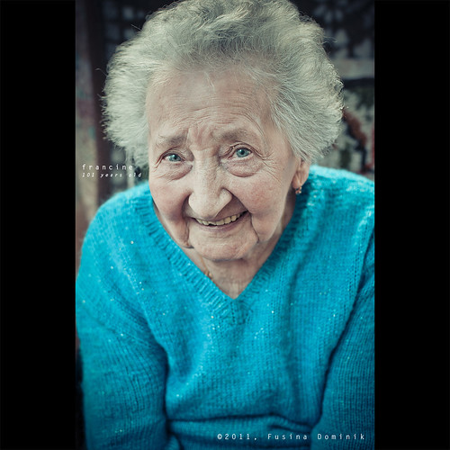 Francine - 101 years old | #101/101 WOMEN DAY PROJECT by dominikfoto