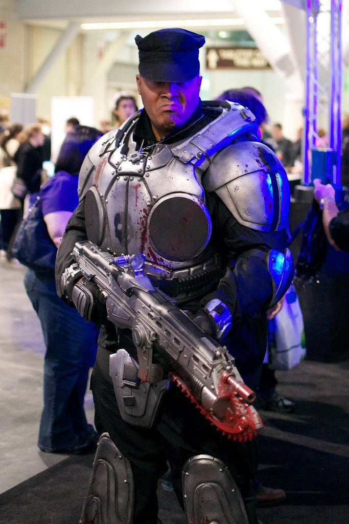 Gears of war 3 cosplayer at pax east 2011.