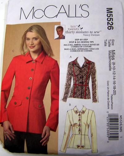 McCall's 5526 Jacket sewing pattern | Dan and Eileen Patterson | Flickr
