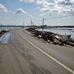 Road to Ishinomaki Higashi Matsushima Yamoto Japan Earthquake Tsunami Miyagi 2011