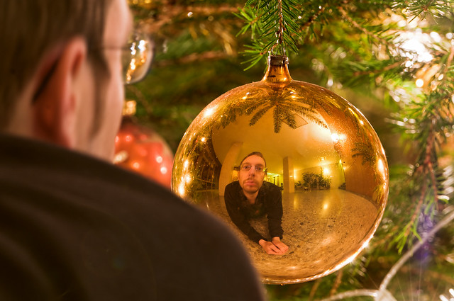 Christmas Refection Christmas ball reflection - a photo on Flickriver