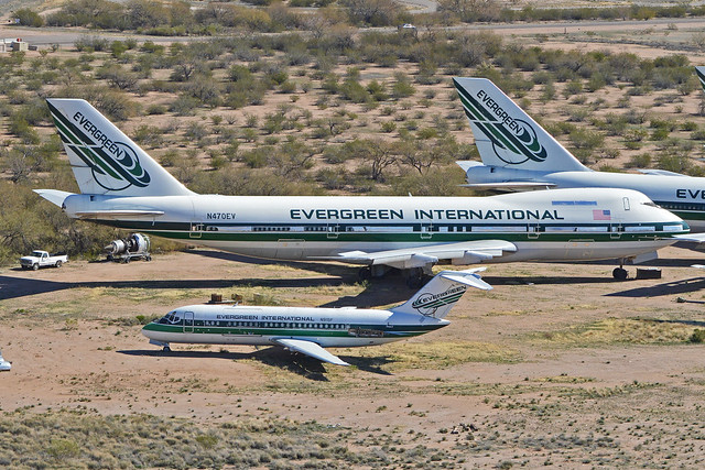 Boeing 747-283C 'N470EV' & DC9-15F 'N915F'